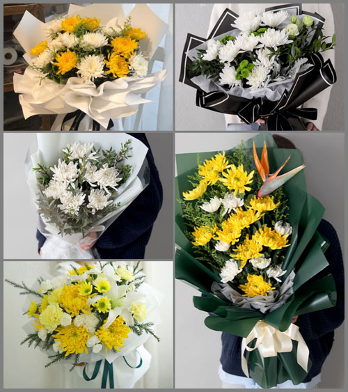 湖南永州道县祥霖铺镇香花村白事花束代送